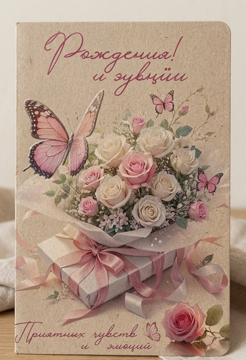 Открытка «С днем рождения»